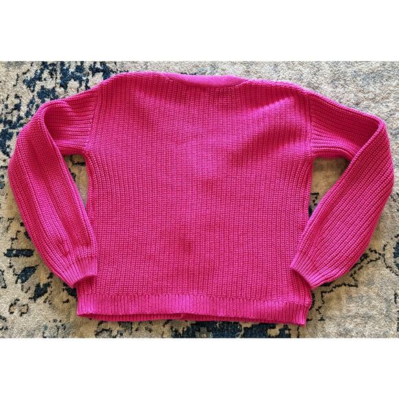 Bundle of Girl's Sweaters Cat & Jack Size 14-16 Pink Green Cardigan Pull Over - Picture 5 of 10